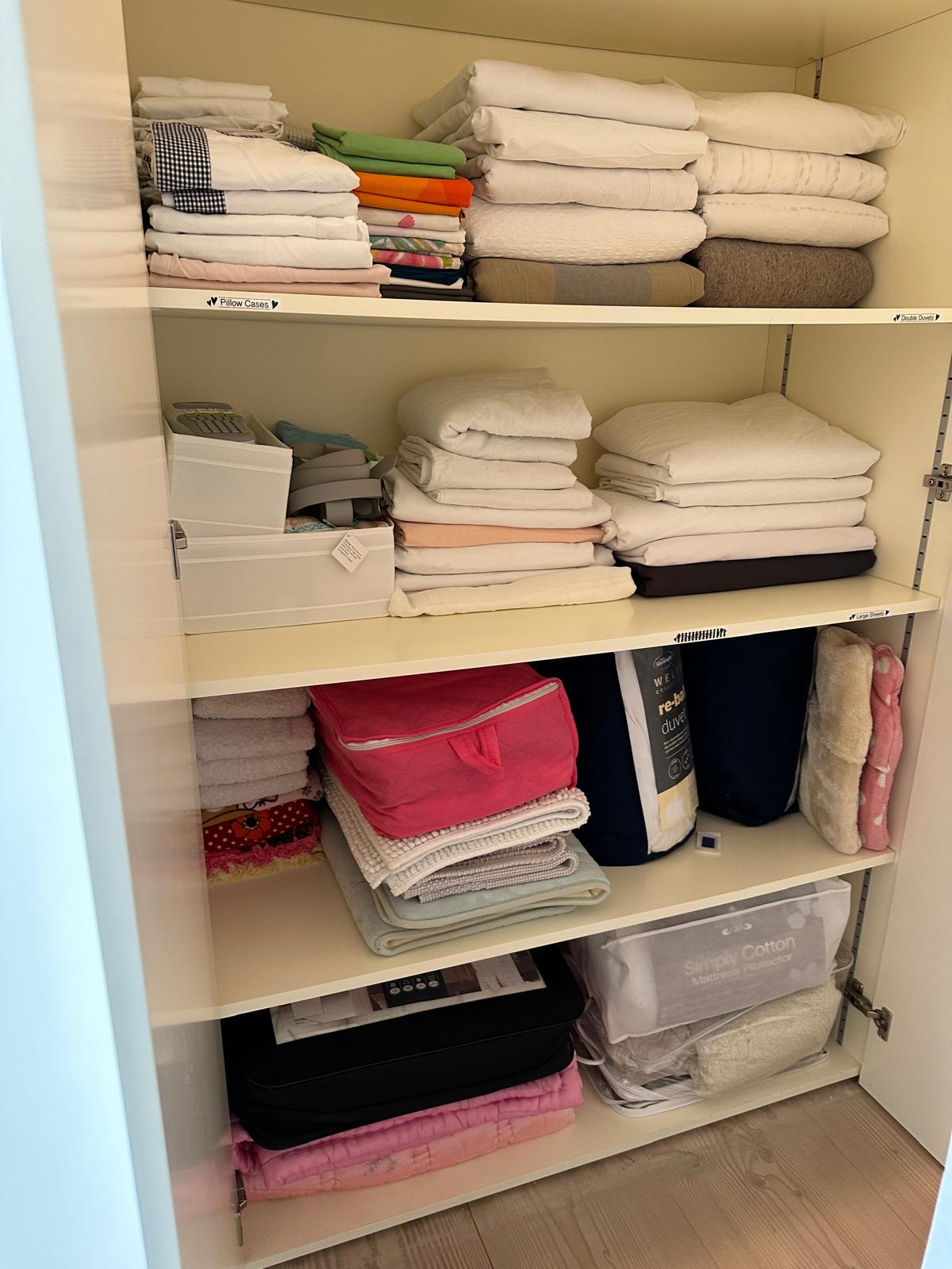 Organized laundry room